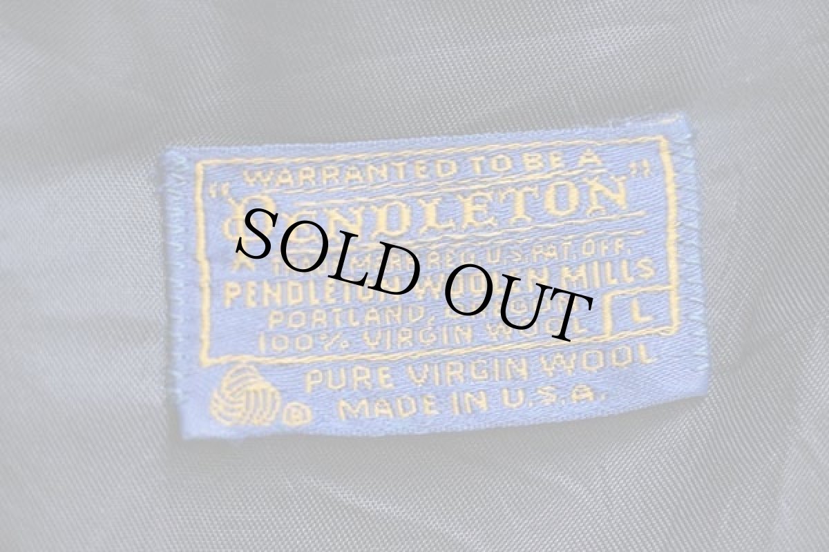 画像4: 70s USA製 PENDLETONペンドルトン タータンチェック 3つボタン ウール アンコンジャケット L★テーラード ブレザー (4)