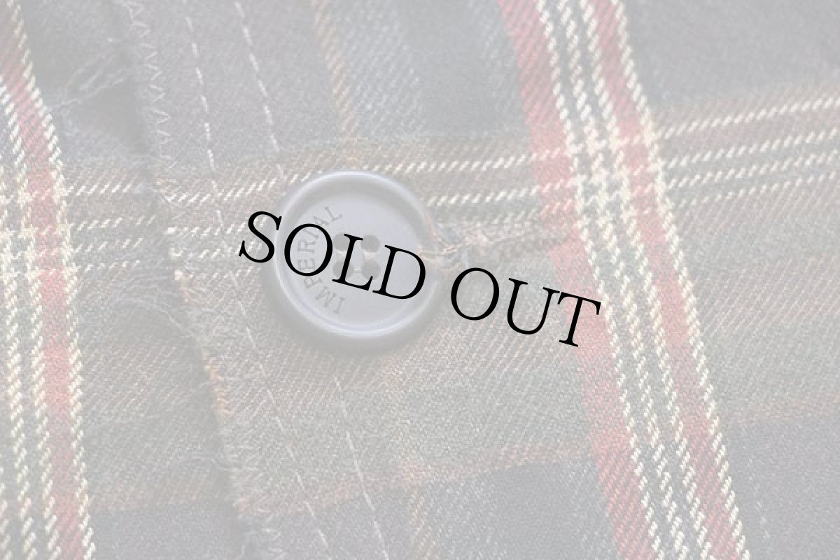 画像6: イタリア製 IMPERIAL タータンチェック 切りっぱなしデザイン 2つボタン テーラードジャケット (6)