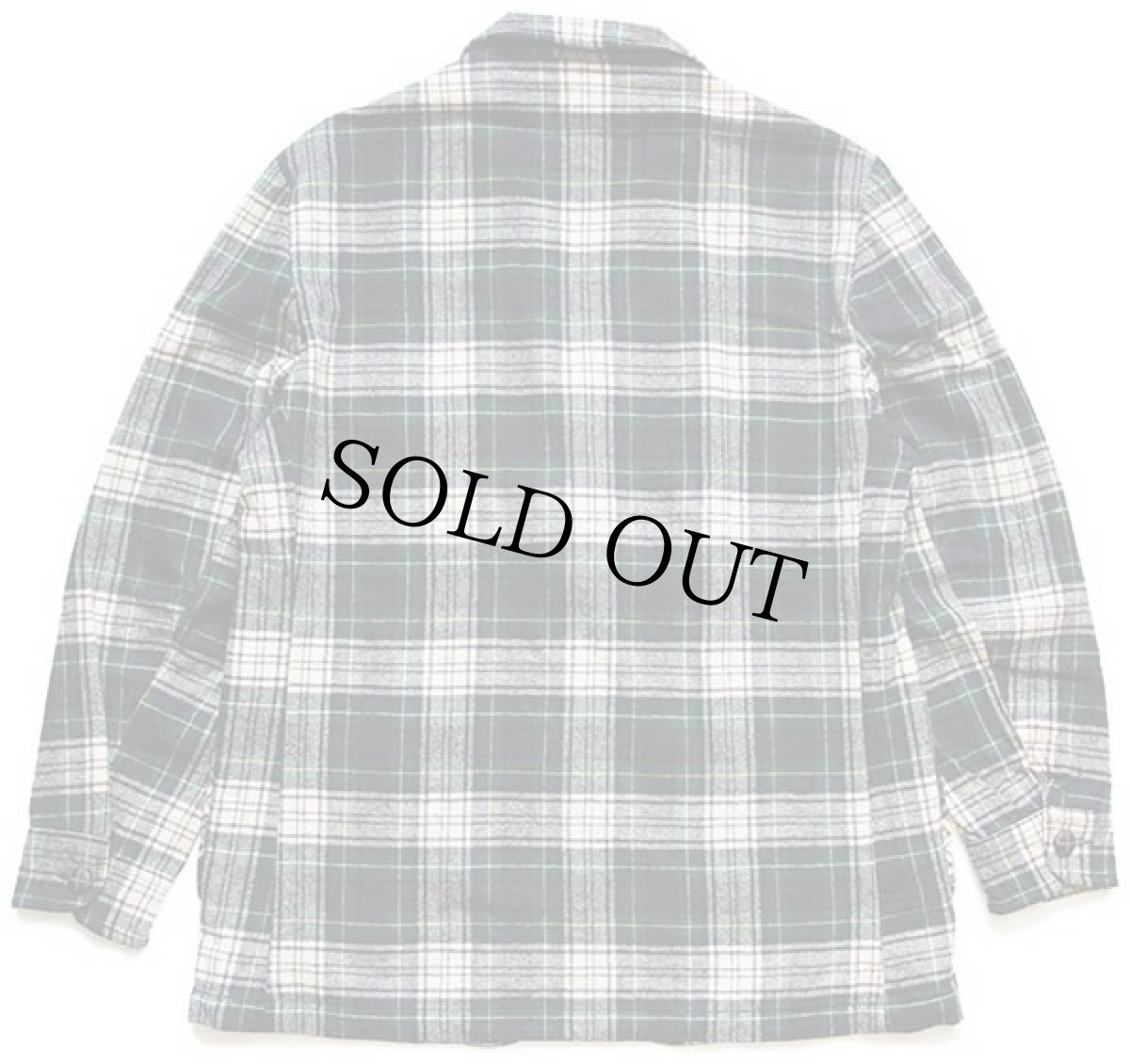 画像2: 70s USA製 PENDLETONペンドルトン タータンチェック 3つボタン ウール アンコンジャケット L★テーラード ブレザー (2)