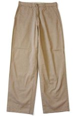 画像2: 90s DOCKERSドッカーズ コットンツイル チノパン カーキ w30 L30★ユーロ Levi'sリーバイス (2)