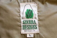 画像4: 70s SIERRA DESIGNSシエラデザイン ナイロン ダウンベスト 紺 L (4)