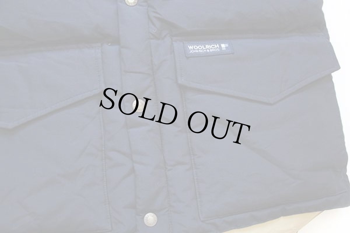 画像7: WOOLRICH JOHN RICH&BROS ウールリッチ ALEUTIAN VEST ダウンベスト 濃紺 S (7)