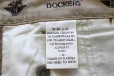 画像6: 90s DOCKERSドッカーズ コットンツイル チノパン カーキ w30 L30★ユーロ Levi'sリーバイス (6)