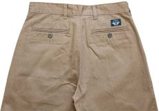 画像5: 90s DOCKERSドッカーズ コットンツイル チノパン カーキ w30 L30★ユーロ Levi'sリーバイス (5)