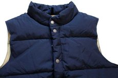 画像3: WOOLRICH JOHN RICH&BROS ウールリッチ ALEUTIAN VEST ダウンベスト 濃紺 S (3)