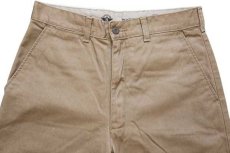 画像4: 90s DOCKERSドッカーズ コットンツイル チノパン カーキ w30 L30★ユーロ Levi'sリーバイス (4)