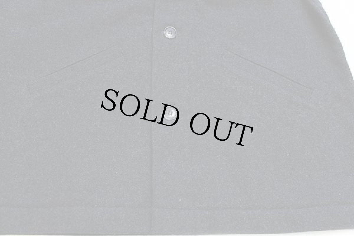 画像6: 90s USA製 PENDLETONペンドルトン 無地 ウールジャケット チャコールグレー M (6)