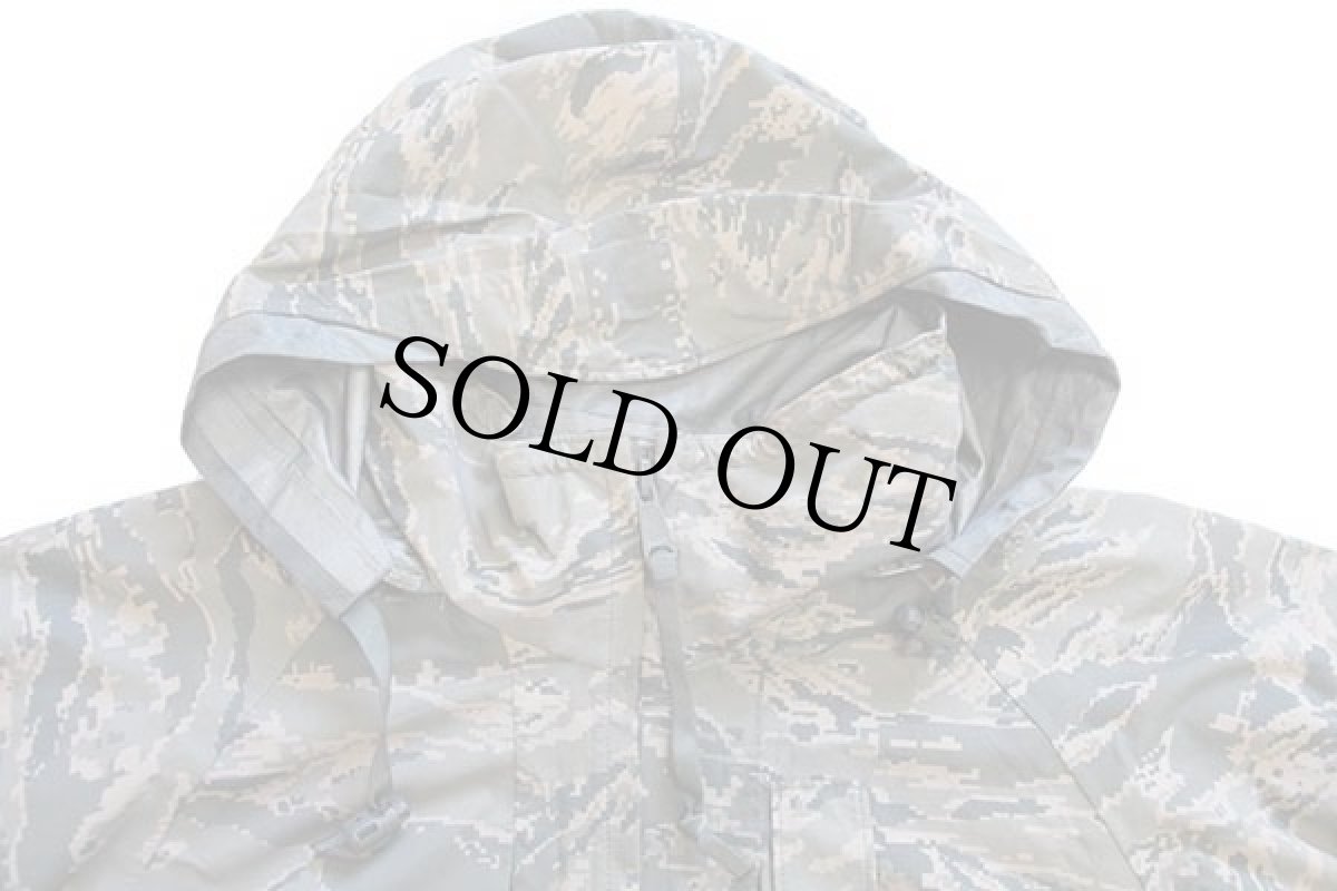 画像3: 00s 米軍 USAF APECS ABU デジタル タイガーカモ GORE-TEXゴアテックスパーカー L-R (3)