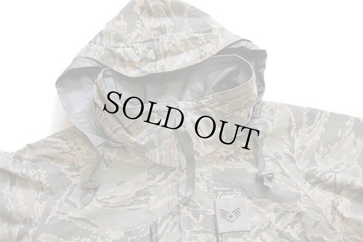 画像3: 00s 米軍 USAF APECS ABU デジタル タイガーカモ GORE-TEXゴアテックスパーカー L-R (3)