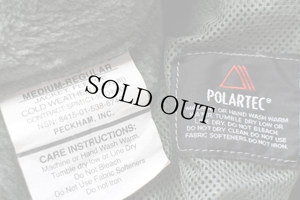 画像4: 10 米軍 ECWCS GEN3 LEVEL3 POLARTEC フリースジャケット フォリアージグリーン M-R (4)