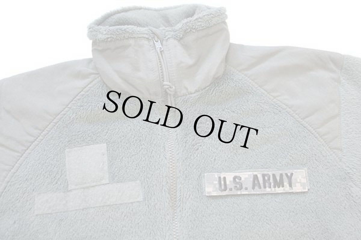画像3: 00s 米軍 U.S.ARMY パッチ付き ECWCS GEN3 LEVEL3 POLARTEC フリースジャケット フォリアージグリーン S-R (3)