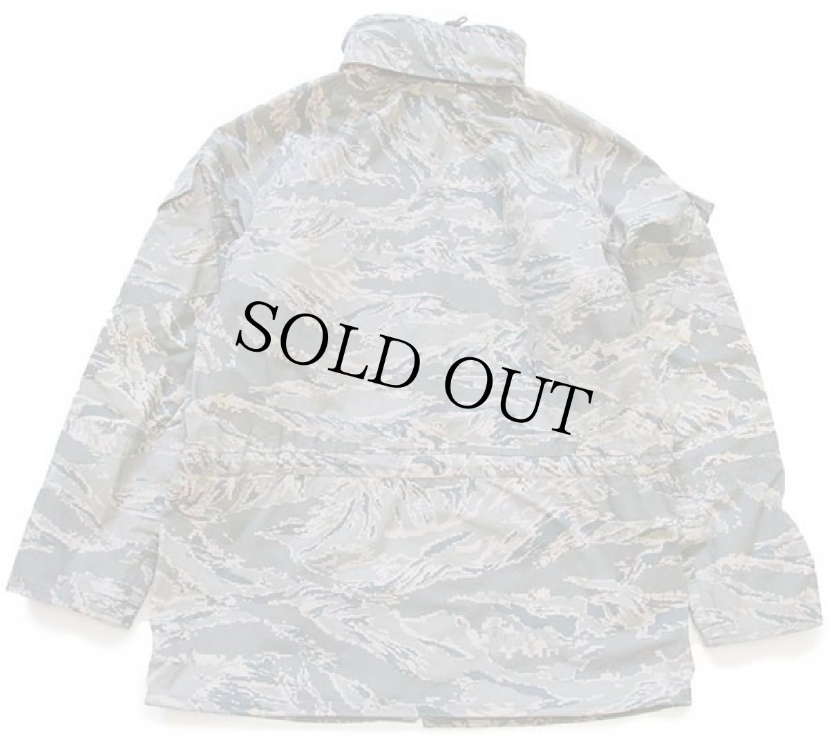 画像2: 00s USA製 ABU デジタル タイガーカモ ナイロンジャケット M/R★11 (2)