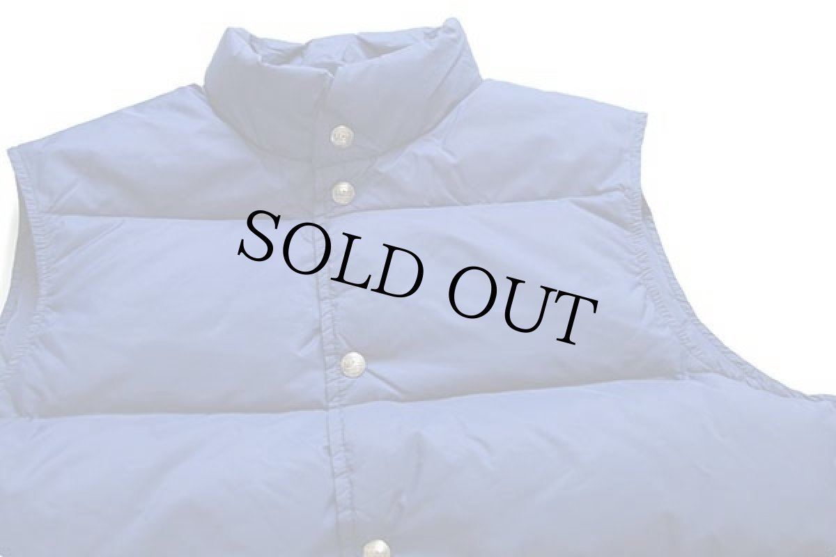 画像3: 90s L.L.Bean ナイロン ダウンベスト 紺 L (3)