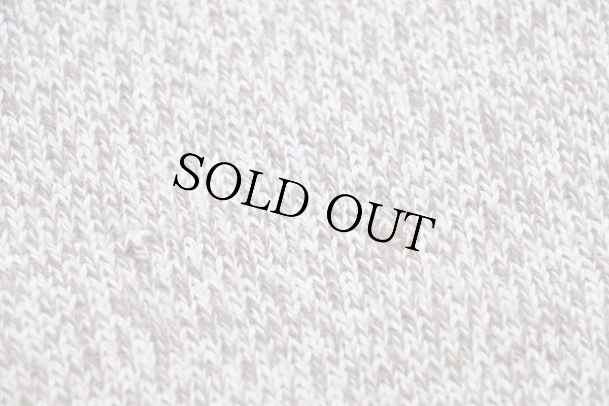 画像7: ペルー製 J.P.S. ノーカラー アルパカニット フルジップ セーター ブラウンベージュ ミックス L (7)