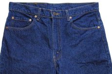画像4: 90s USA製 Levi'sリーバイス 517 デニムパンツ w36 L31★63 ブーツカット 濃紺 (4)