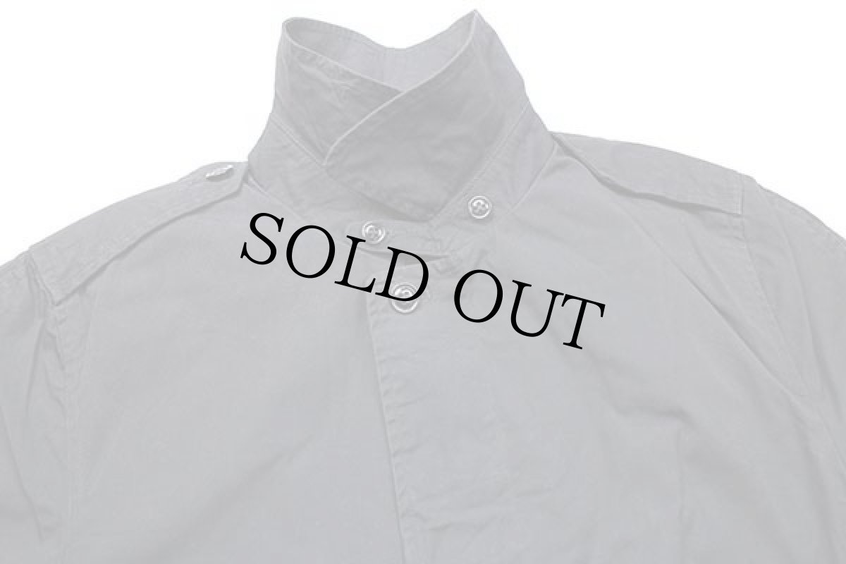 画像4: 80s 米軍 U.S.NAVY ボアライナー付き オールウェザー ステンカラーコート 黒 40R★レインコート (4)