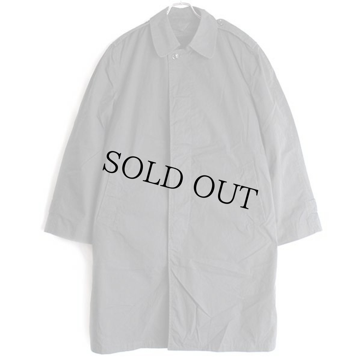 画像2: 80s 米軍 U.S.NAVY ボアライナー付き オールウェザー ステンカラーコート 黒 40R★レインコート (2)