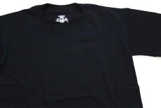 画像4: デッドストック★90s USA製 DUKE 無地 コットンTシャツ 黒 S (4)