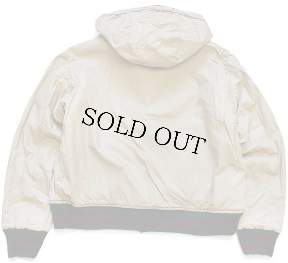 画像7: 90s ポロ ラルフローレン チンスト&フード付き リバーシブル ウール×コットンポプリン ジャケット 緑×カーキ M (7)