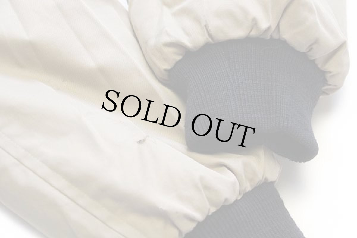 画像9: 90s ポロ ラルフローレン 無地 リバーシブル ウール×コットンジャケット 濃紺×カーキ M (9)