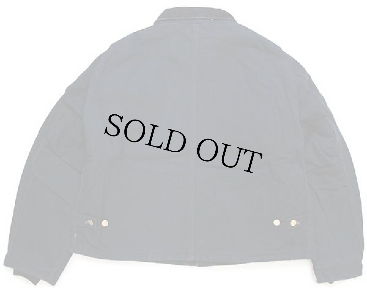 画像2: 00s メキシコ製 carharttカーハート キルティングライナー ダック地 トラディショナルジャケット 黒 48★特大 (2)