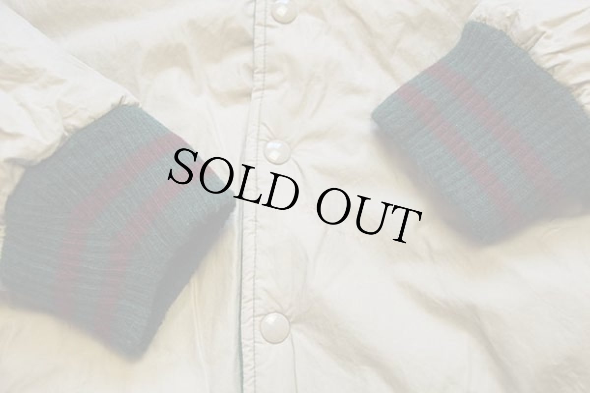 画像9: 90s ポロ ラルフローレン チンスト&フード付き リバーシブル ウール×コットンポプリン ジャケット 緑×カーキ M (9)