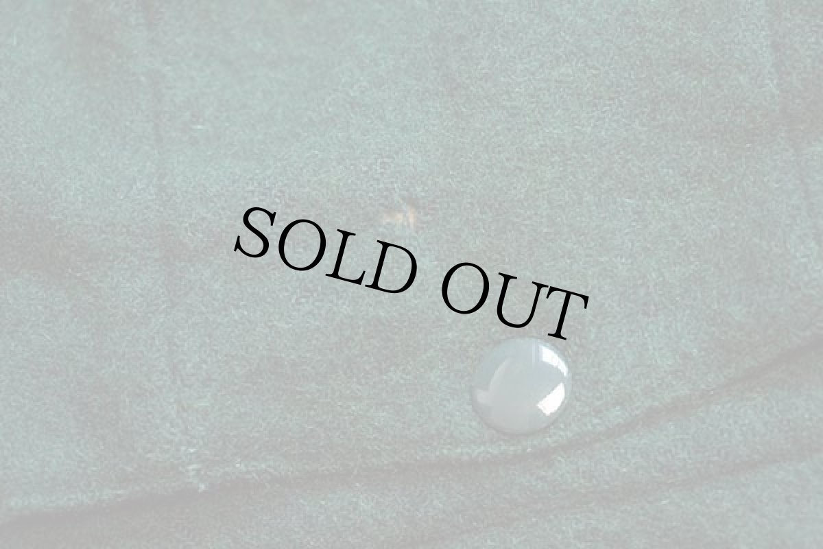 画像5: 90s ポロ ラルフローレン チンスト&フード付き リバーシブル ウール×コットンポプリン ジャケット 緑×カーキ M (5)