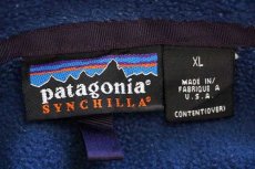 画像4: 90s USA製 patagoniaパタゴニア シンチラ フリースジャケット ネイビー XL (4)
