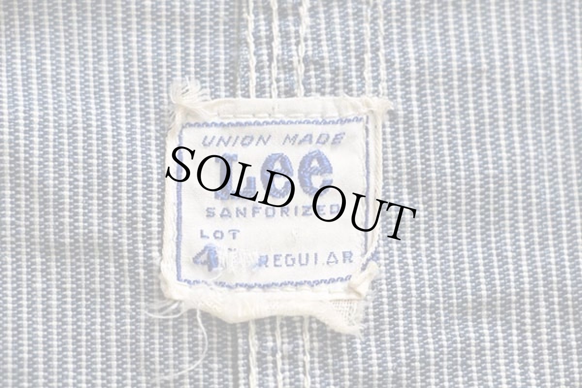 画像4: 50s USA製 Leeリー 96-J ピンストライプ カバーオール (4)