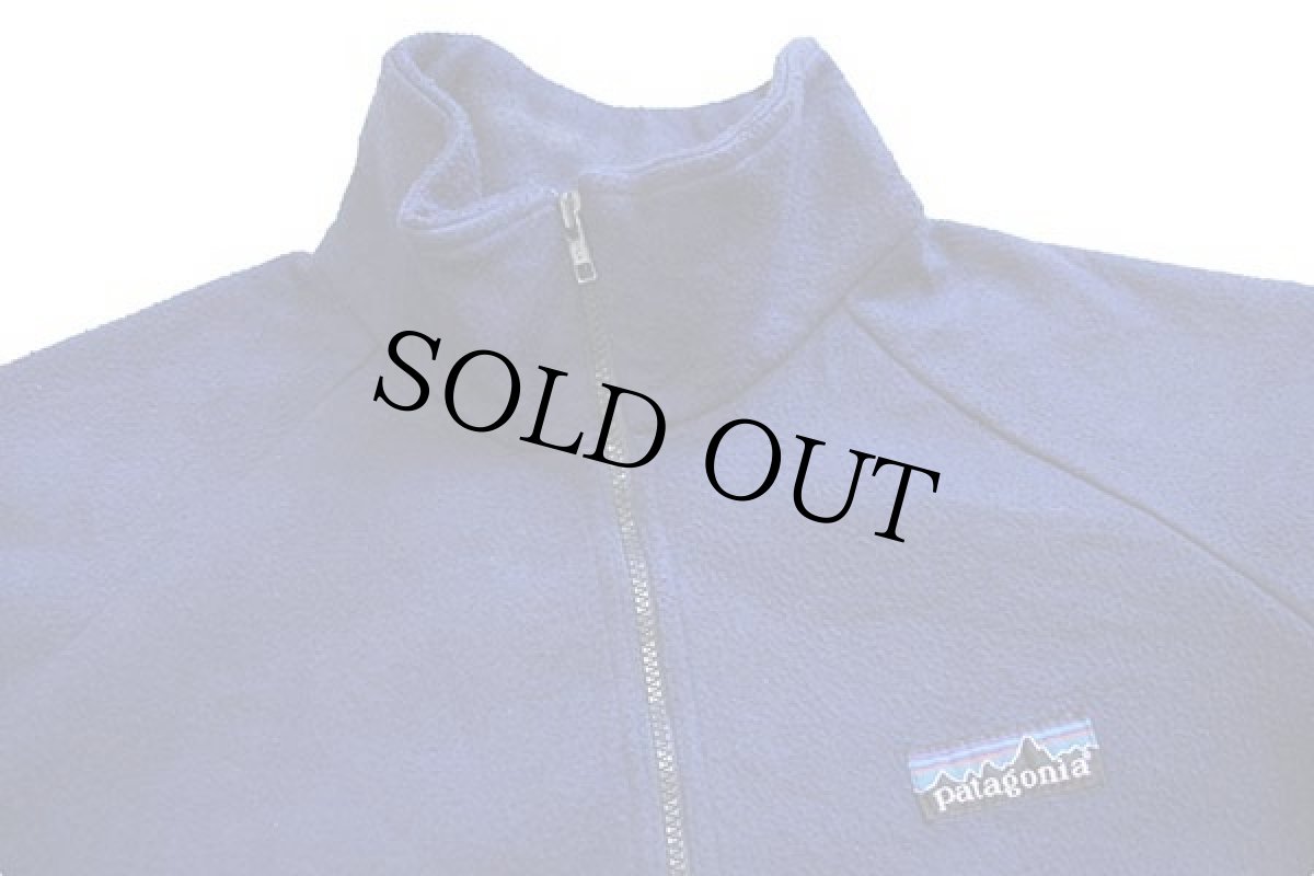 画像3: 80s patagoniaパタゴニア デカタグ フルジップ フリースジャケット 紺 (3)