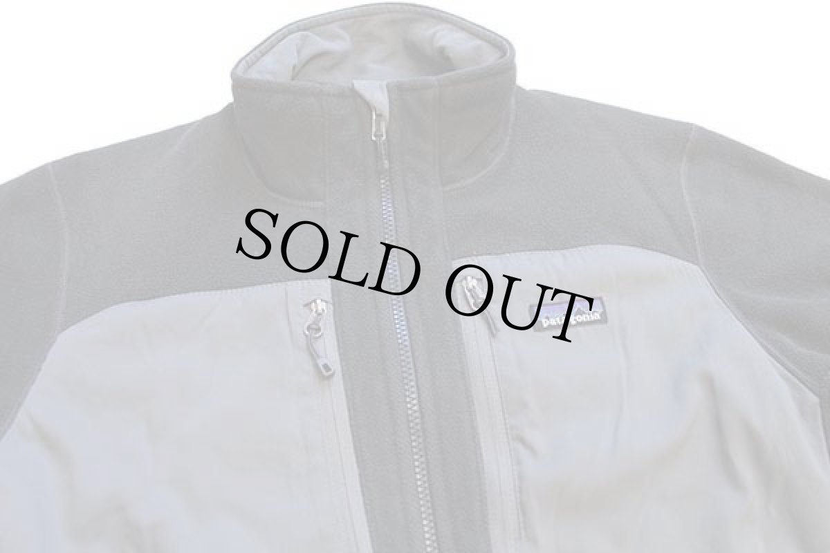 画像3: 00s patagoniaパタゴニア R3 ツートン 切り替え POLARTEC フリースジャケット グレー M (3)