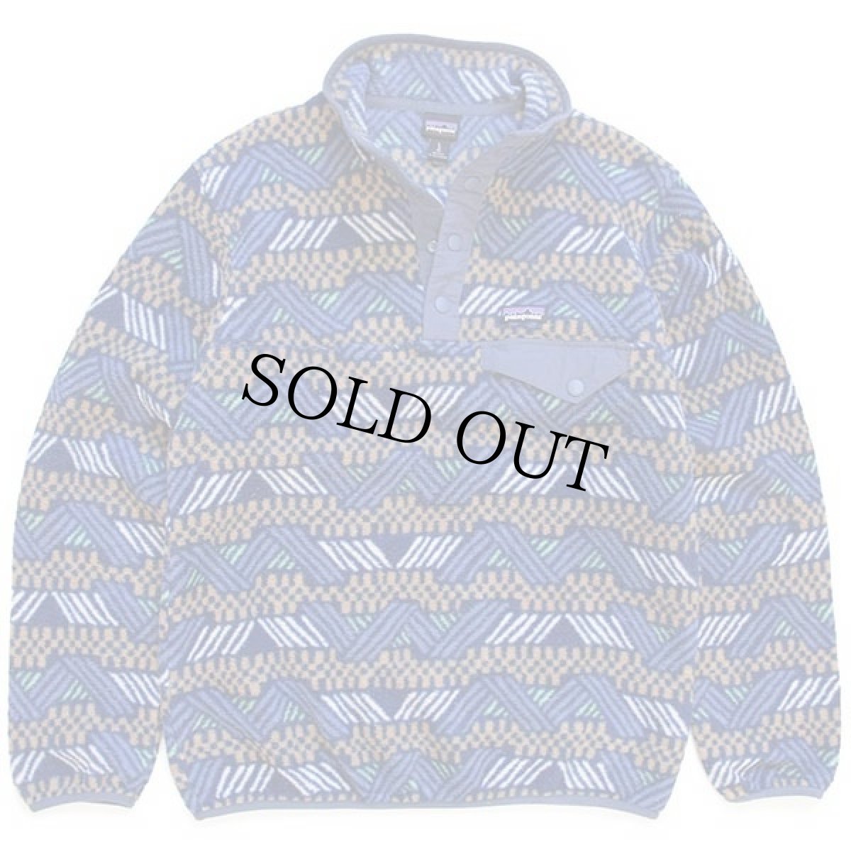 画像1: patagoniaパタゴニア 総柄 シンチラ ライトウェイト フリース スナップT CICN ボーイズL (1)