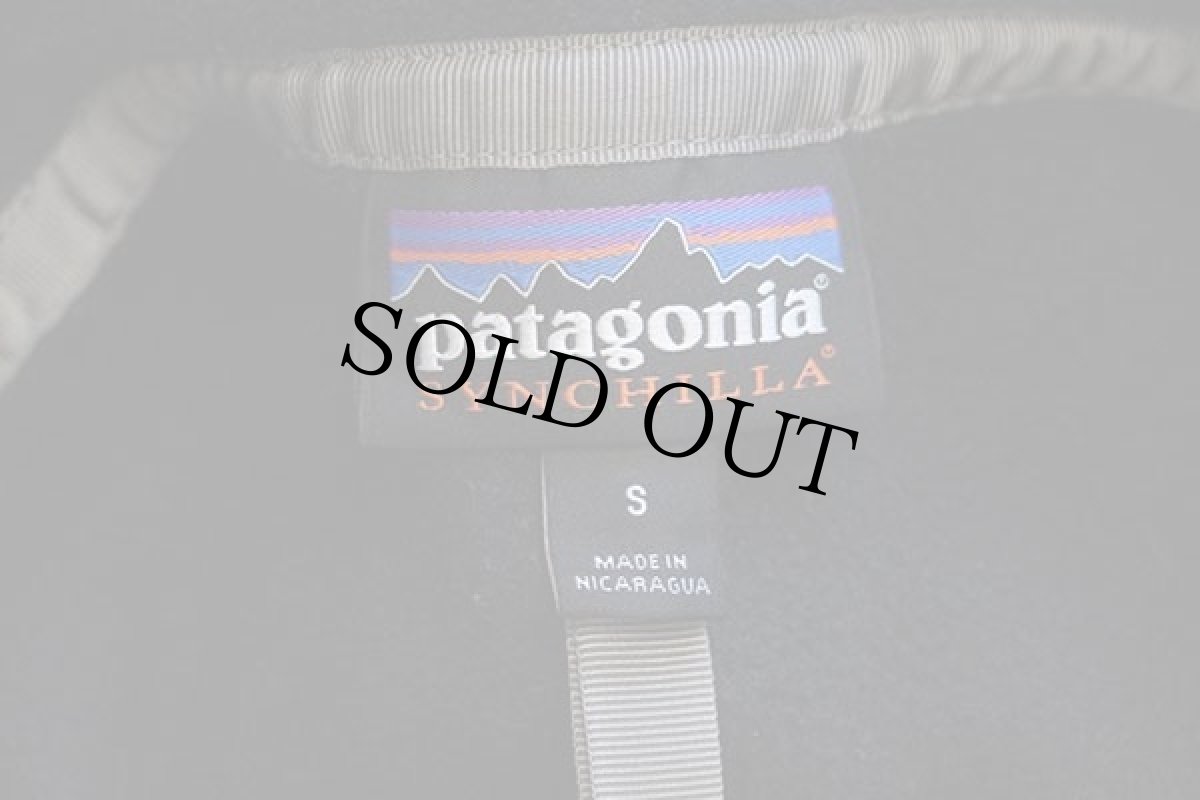 画像4: patagoniaパタゴニア シンチラ ライトウェイト フリース スナップT 黒 S (4)