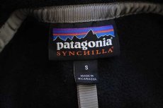 画像4: patagoniaパタゴニア シンチラ ライトウェイト フリース スナップT 黒 S (4)