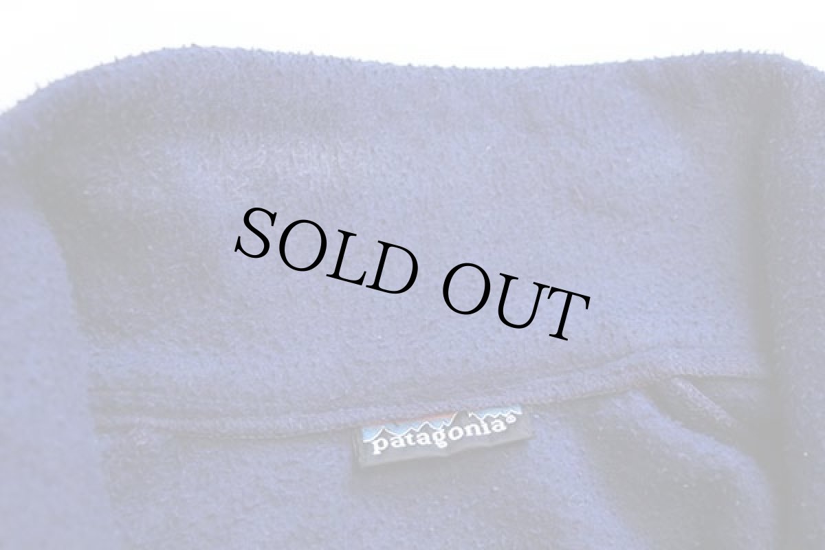 画像7: 80s patagoniaパタゴニア デカタグ フルジップ フリースジャケット 紺 (7)