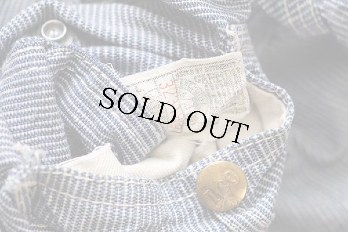 画像5: 50s USA製 Leeリー 96-J ピンストライプ カバーオール (5)