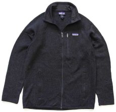 画像1: patagoniaパタゴニア ベターセーター フリースジャケット 黒 M (1)