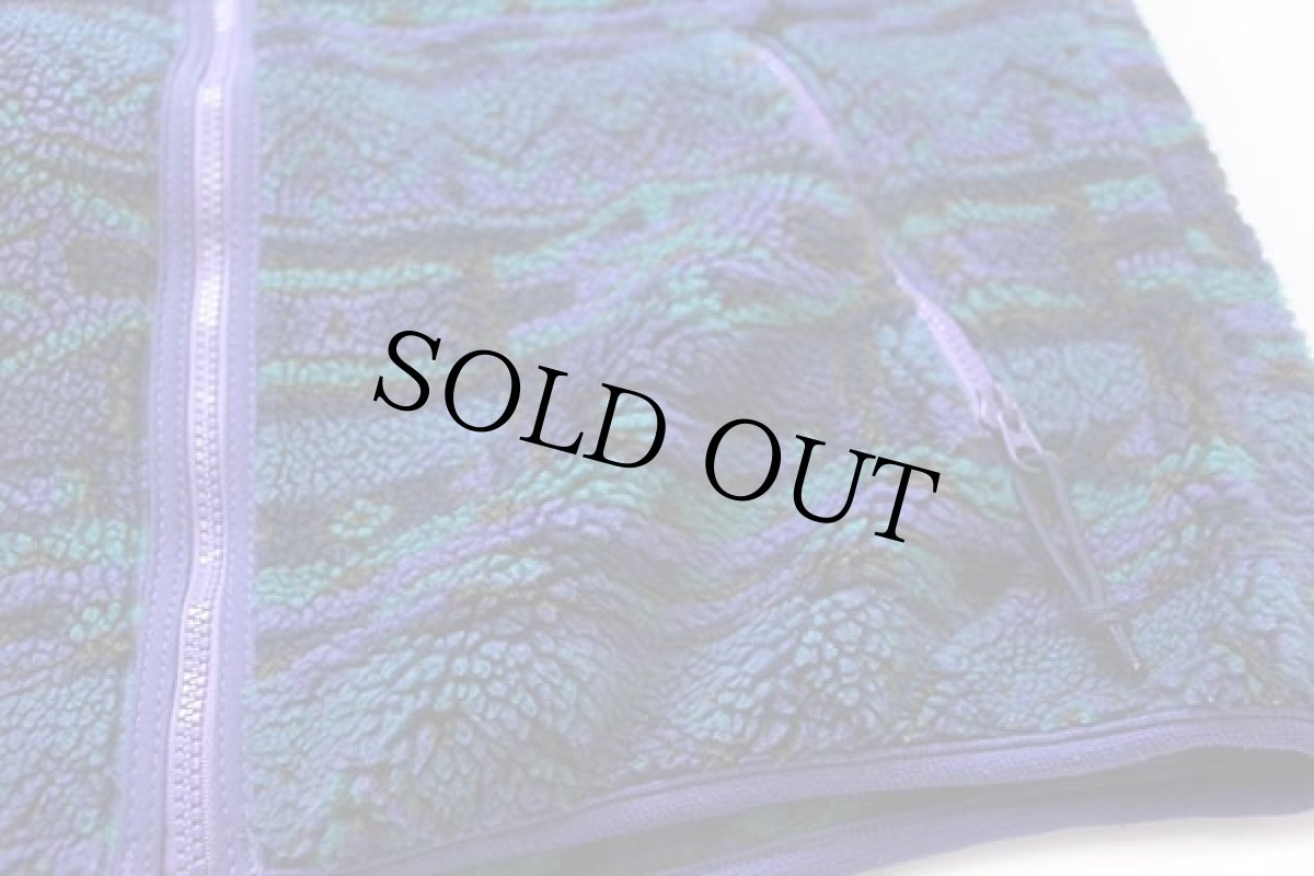 画像5: 90s USA製 Columbiaコロンビア 総柄 ライナー パイル フリースジャケット L-M (5)