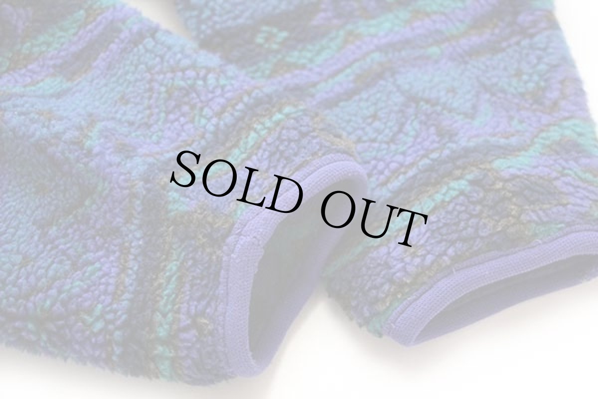 画像6: 90s USA製 Columbiaコロンビア 総柄 ライナー パイル フリースジャケット L-M (6)