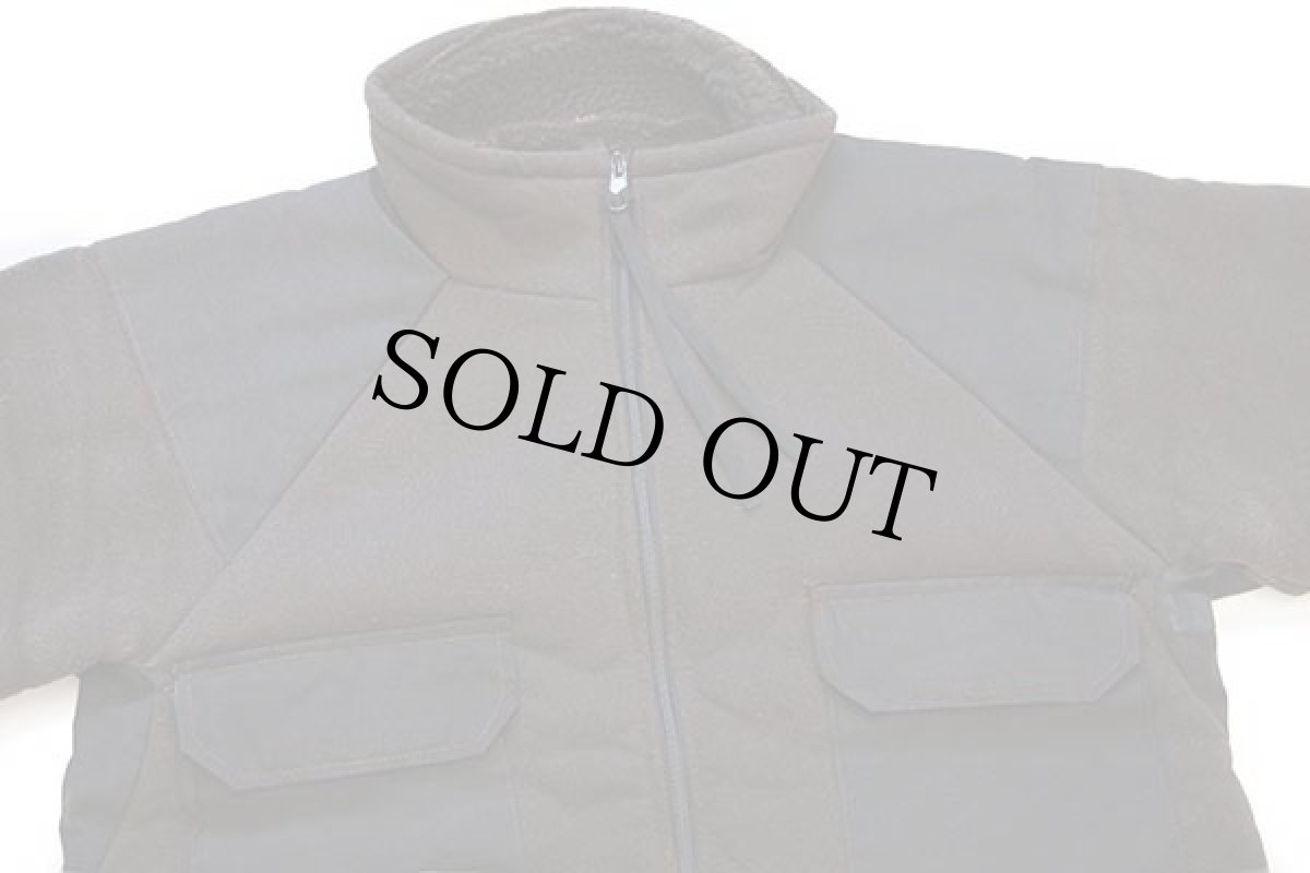 画像3: 90s 米軍 U.S.ARMY ECWCS フリースライナー パイルジャケット 焦げ茶 L★ベアジャケット (3)