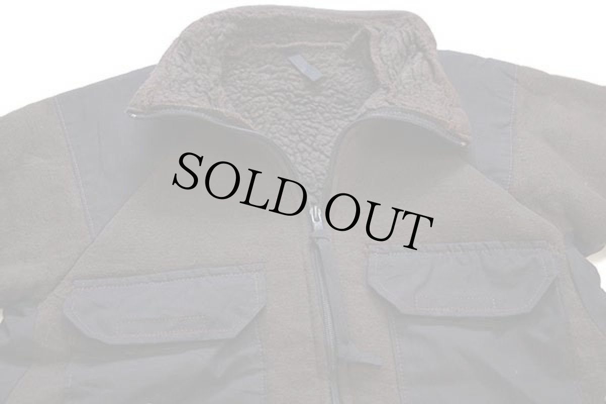 画像3: 90s 米軍 U.S.ARMY ECWCS フリースライナー パイルジャケット 焦げ茶 M★C ベアジャケット (3)