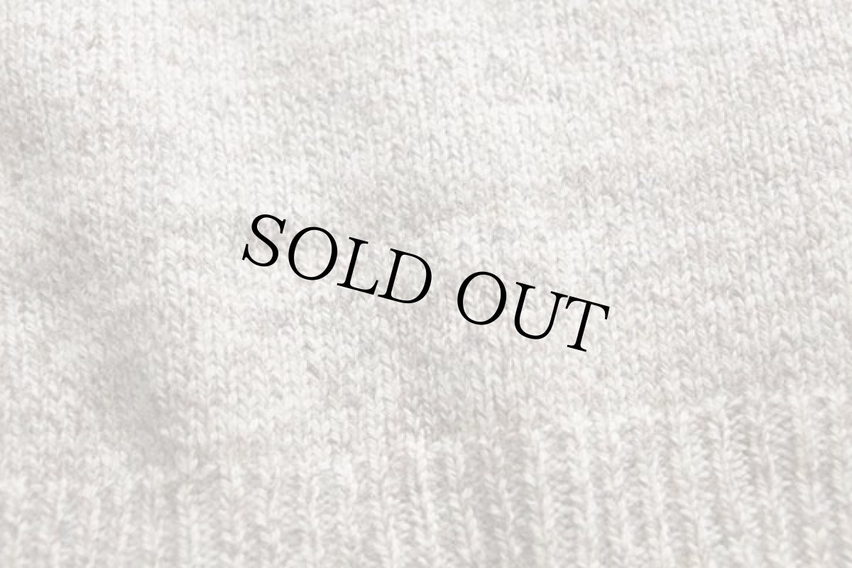 画像5: 80s USA製 L.L.Bean ウールニット セーター グレーベージュ ミックス XL-T (5)