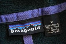 画像4: 90s patagoniaパタゴニア フリース スナップT 深緑 XL (4)