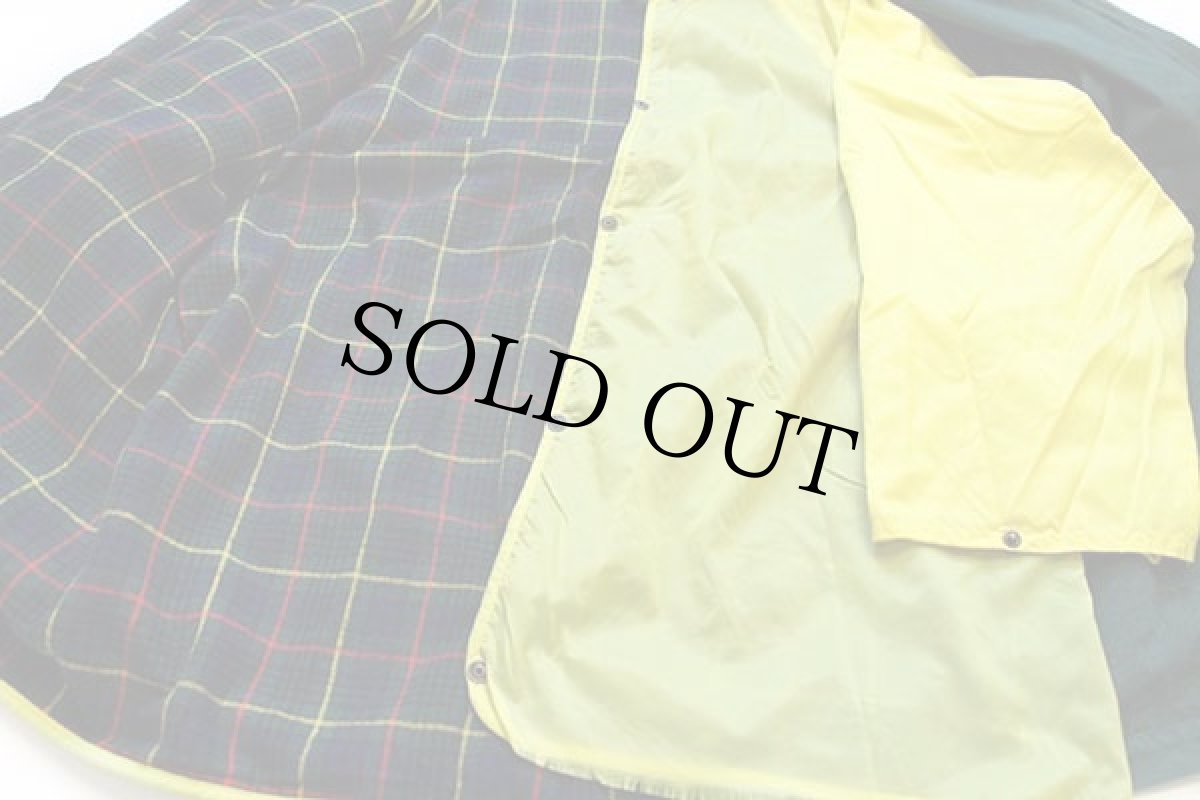 画像5: RAYBEST タータンチェック ウールライナー付き コットン キャンバス フィールドコート 緑 L★ファイヤーマン (5)