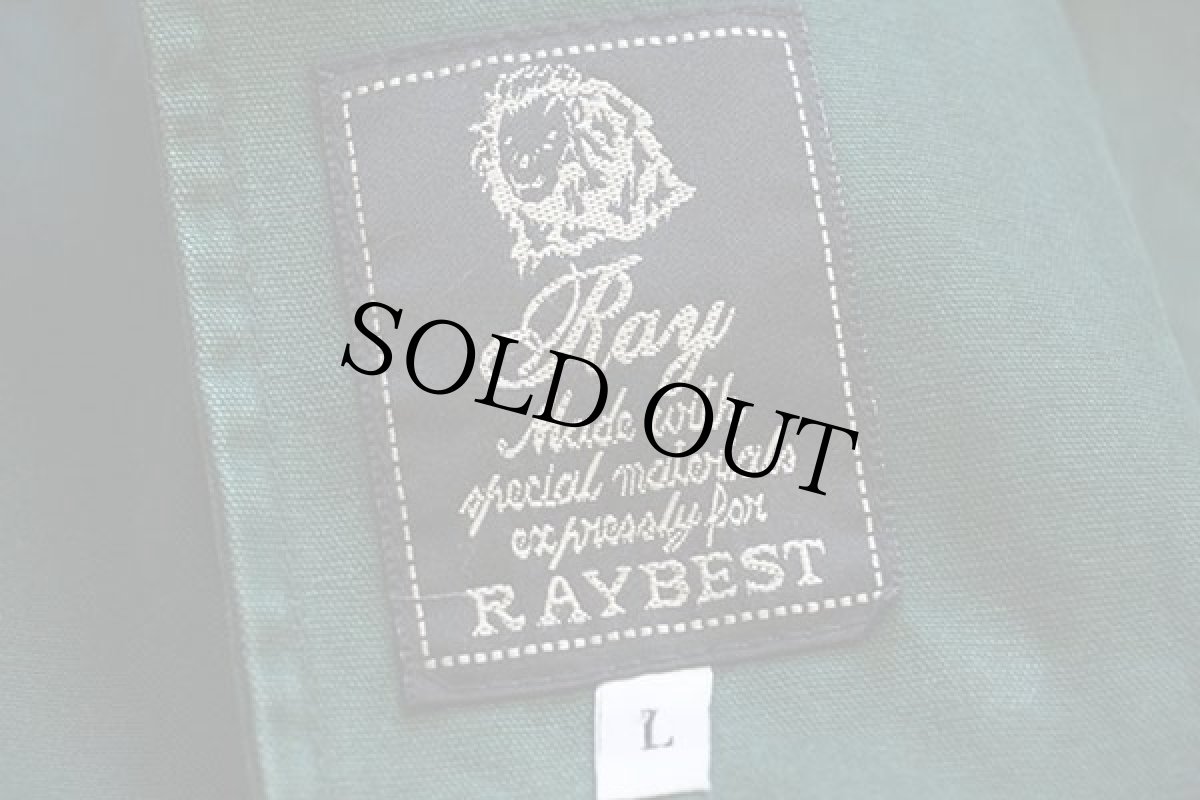 画像4: RAYBEST タータンチェック ウールライナー付き コットン キャンバス フィールドコート 緑 L★ファイヤーマン (4)