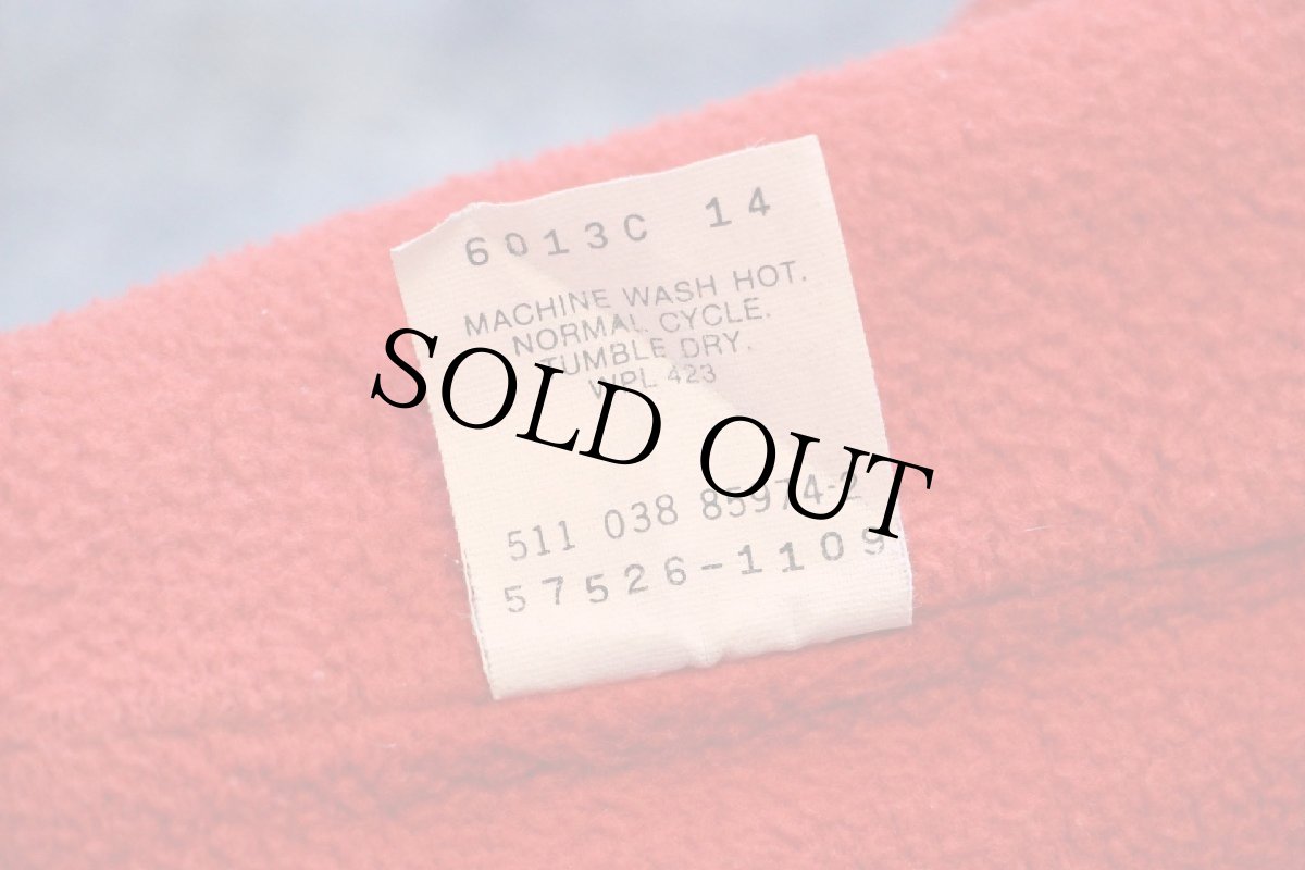 画像5: 80s USA製 Levi'sリーバイス 57526 スウェット ジップパーカーライナー ケミカルウォッシュ デニムジャケット 4ポケット ボーイズL★アシッド (5)