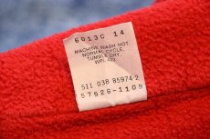 画像5: 80s USA製 Levi'sリーバイス 57526 スウェット ジップパーカーライナー ケミカルウォッシュ デニムジャケット 4ポケット ボーイズL★アシッド (5)