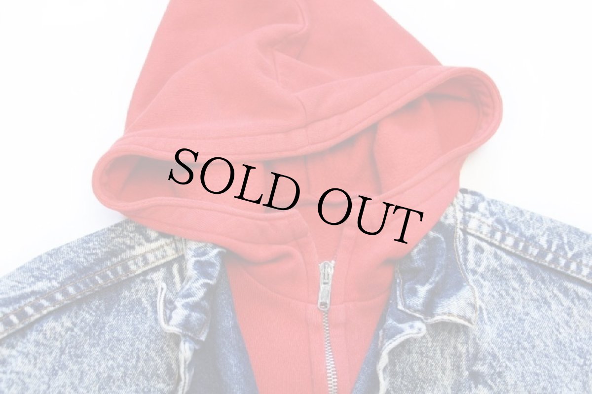 画像3: 80s USA製 Levi'sリーバイス 57526 スウェット ジップパーカーライナー ケミカルウォッシュ デニムジャケット 4ポケット ボーイズL★アシッド (3)