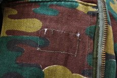 画像6: 70s ベルギー軍 ジグソーカモ ハーフジップ デニソンスモック プルオーバー ジャケット (6)