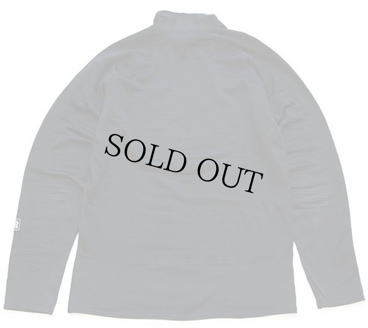 画像2: 00s USA製 patagoniaパタゴニア R1 フラッシュプルオーバー ワンポイント POLARTEC インナーフリース 黒 M (2)